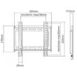 SBOX PLB-2222F 23"-42" Fali konzol, fix SBOX PLB-2222F 23"-42" Fali konzol, fix