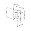 SBOX LCD-100 13"-30" Fali konzol, dönthető SBOX LCD-100 13"-30" Fali konzol, dönthető
