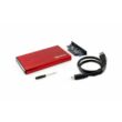 Kép 2/3 - SBOX HDC-2562R USB 3.0 HDD HÁZ 2,5" SATA,PIROS