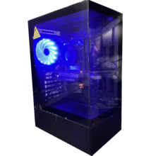 AMD Gamer PC Ryzen 5 5500 12x3600/16GB/512GB NVMe SSD & GeForce RTX 3050 6GB OC (ÚJ)