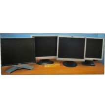 Vegyes 17" LCD monitor "B" kat, enyhe folt, karc