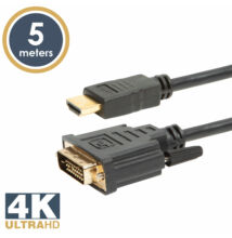 DVI-D - HDMI kábel  5 m
