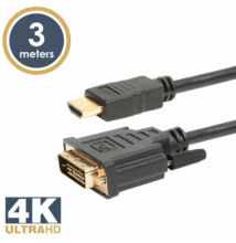 DVI-D - HDMI kábel  3 m