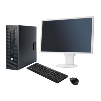 HP EliteDesk 800 G1 Core I5 4570 4x3200SFF/8GB/240GB SSD +22" LED LCD Monitor +Win