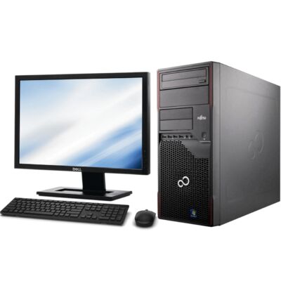 Fujitsu P710 Core I5 3470 4x3200MT/8GB/120GB SSD/500GB HDD +19" Wide LCD Monitor +Win