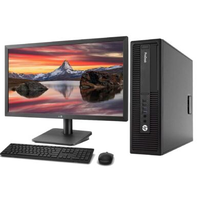 HP Pro 600 G2 6.gen. G4520 2x3600MHz/8GB/120GB SSD +22" Wide LCD Monitorral +Win