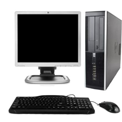 HP Elite 8000 Core2 E7500 2x2930SFF/4GB/500GB +19" LCD Monitor +Win