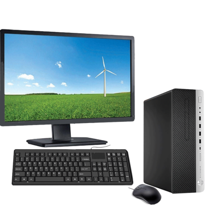 HP EliteDesk 800 G3 SFF Core I7 6700 8x3400/8GB/240GB NVME SSD +22" LED LCD +Win