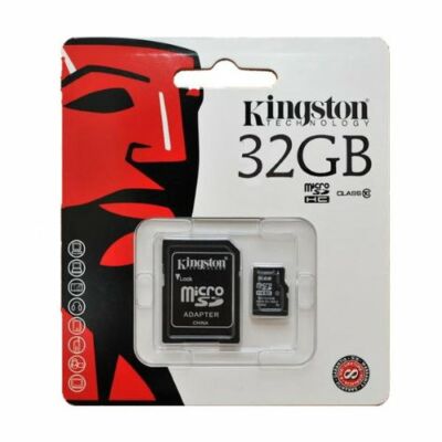 Kingston 32GB Micro SD HC memória CL10 ÚJ