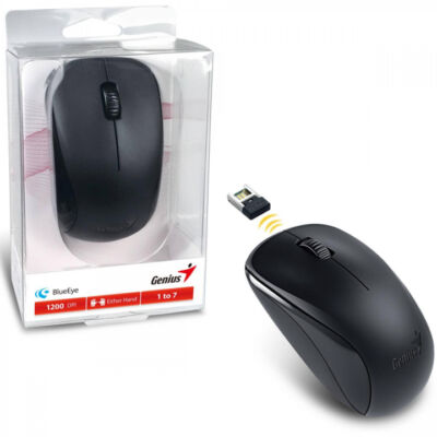 Genius NX-7000 fekete Wireless optikai egér ÚJ