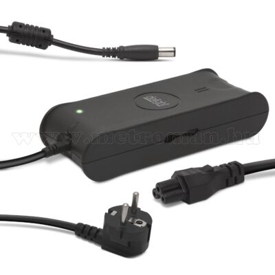 DELL töltő 65W 19.5V 3.34A DC 7.4x5.0mm gyári + 220V tápkábel