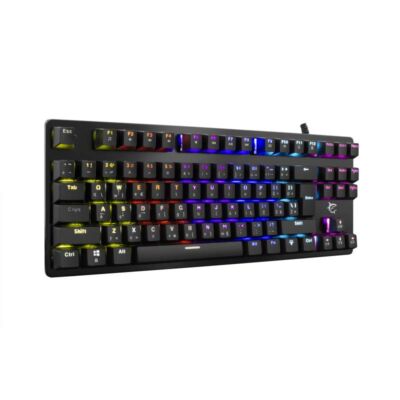 White Shark GK-1925hu Spartan Magyar Mechanikus (Blue Switch) Gamer Billentyűzet