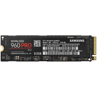 512GB Samsung 960 PRO 512GB M.2 2280 NVMe SSD