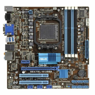 Asus M5A7BL-M/USB3 + AMD FX4300 processzor+ CPU Hűtő