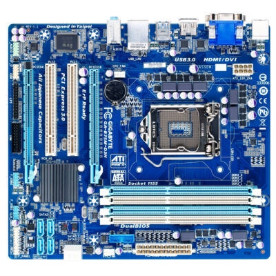Gigabyte GA-B75M-D3H s1155 (HDMI) alaplap