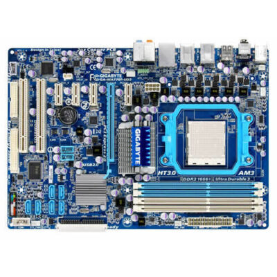 Gigabyte GA-MA770T-UD3 rev 1.4 + AMD Phenom 2 X4 965 am3 alaplap + CPU cooler