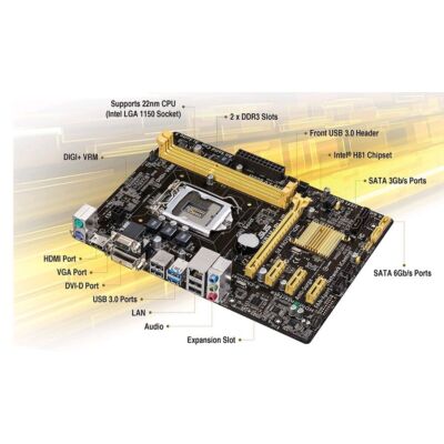 Asus H81M-Plus s1150 (HDMI) alaplap