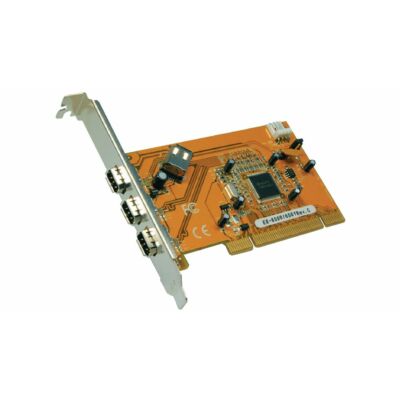 PCI / IEEE 1394 (firewire) bővítőkártya / 4 port