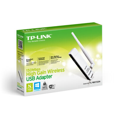 TP-Link WN722N+ ant. USB Wifi vevő ÚJ