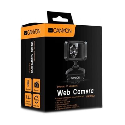 Canyon CNE-CWC1 USB mikrofonos Webkamera ÚJ