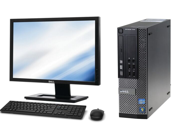 Dell 7010 Intel Core I3 3220 4x3300SFF/8GB/120GB SSD +19"-os Wide LCD Monitor +Win