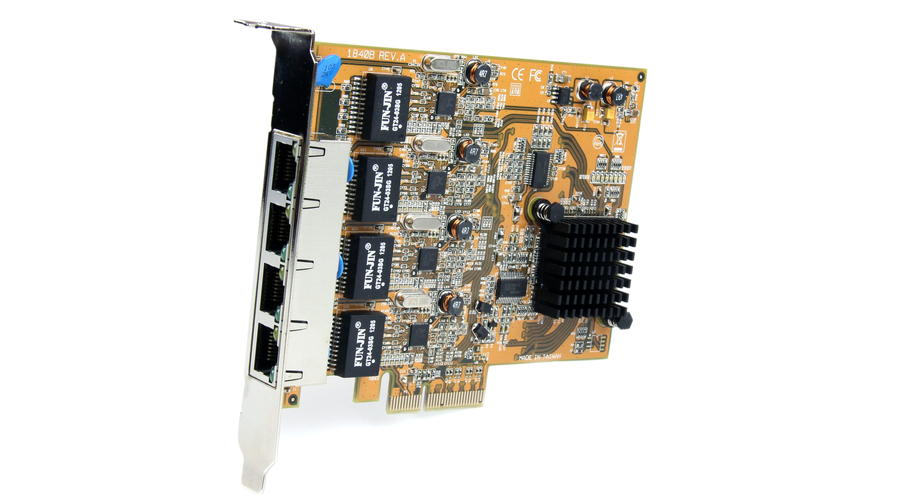 StarTech ST1000SPEX42 4 Portos Gigabit PCI-Express hálózati kártya