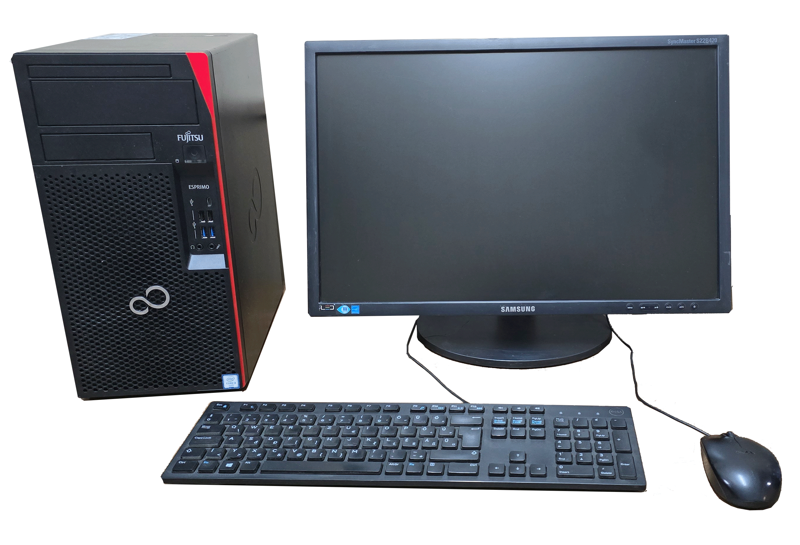 Fujitsu Esprimo P557 Core 3 6100 4x3700MT/8GB/120GB SSD +22
