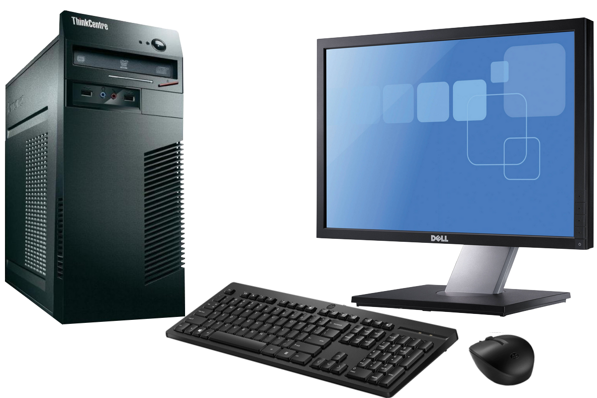 Lenovo M71 Core I5 2400 4x3100MT/8GB/500GB + Dell 19