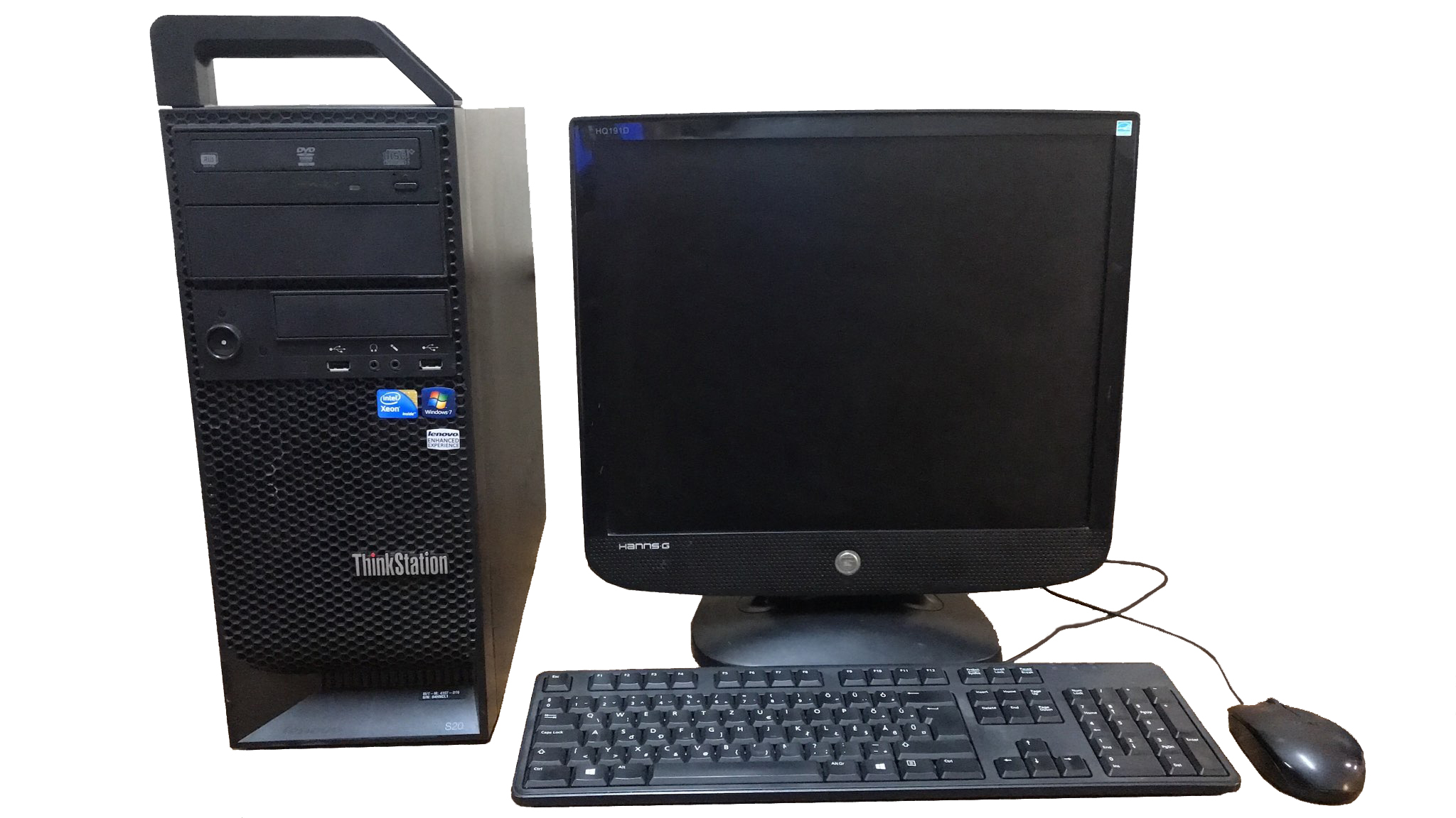 Lenovo TS S20 I7 Xeon W3530 8x2800MT (I7 860)& ATI HD7450 1G+19 LCD + Win