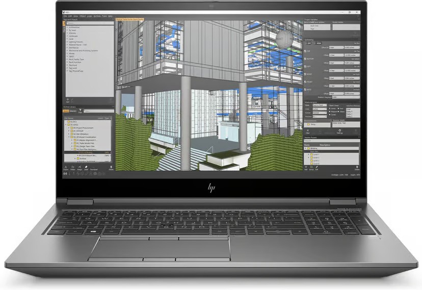 HP ZBook Fury 15 G8 Core I7 11850H 16x 4800MHz/32GB/480GB NVMe SSD/Quadro RTX A2000M GDDR6-4GB/CAM 15,6