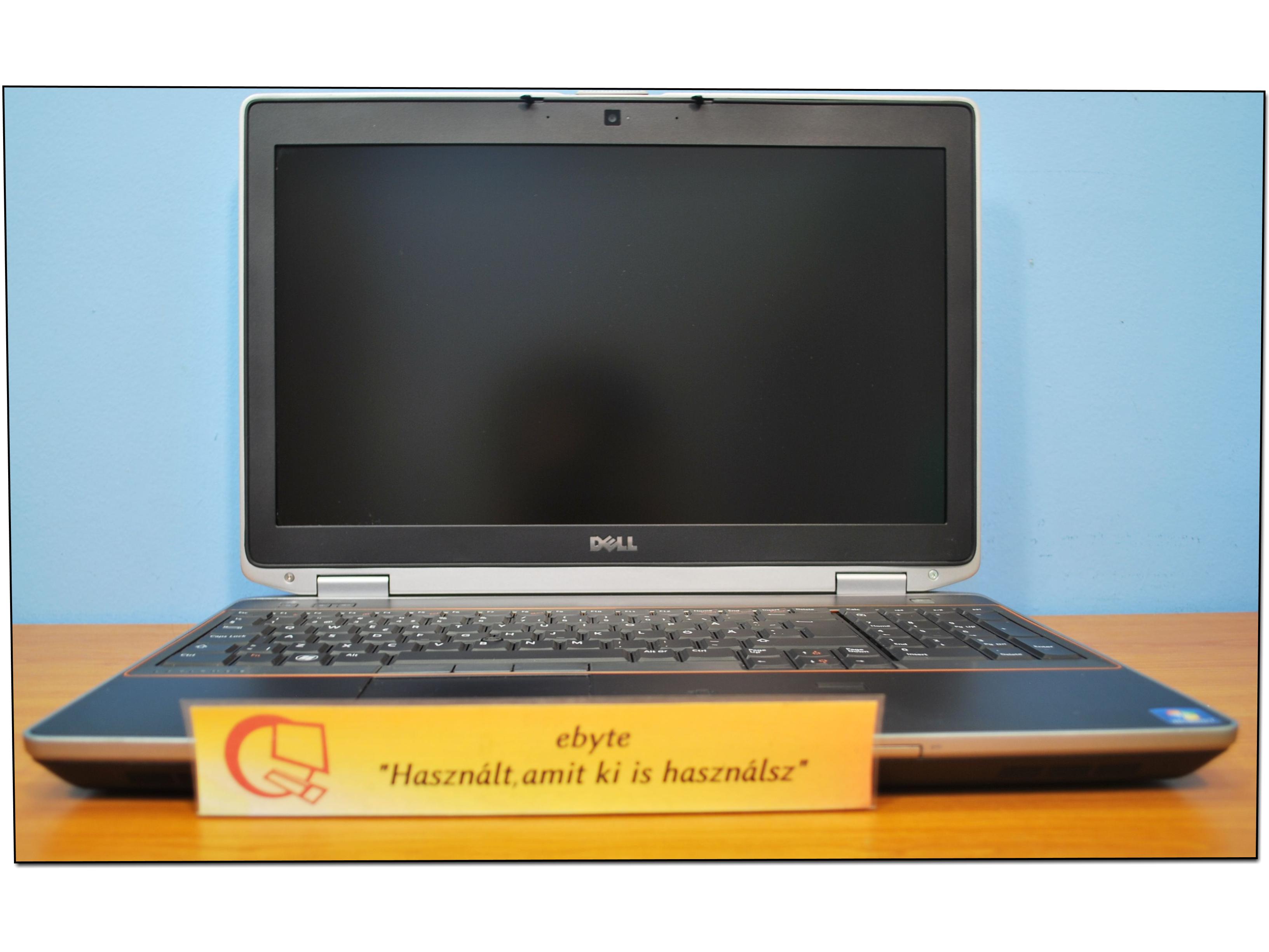 Dell E6520 Core I7 2760QM 8x2,4GHz/8GB/320G/DRW/CAM NVS4200 1G 15,6