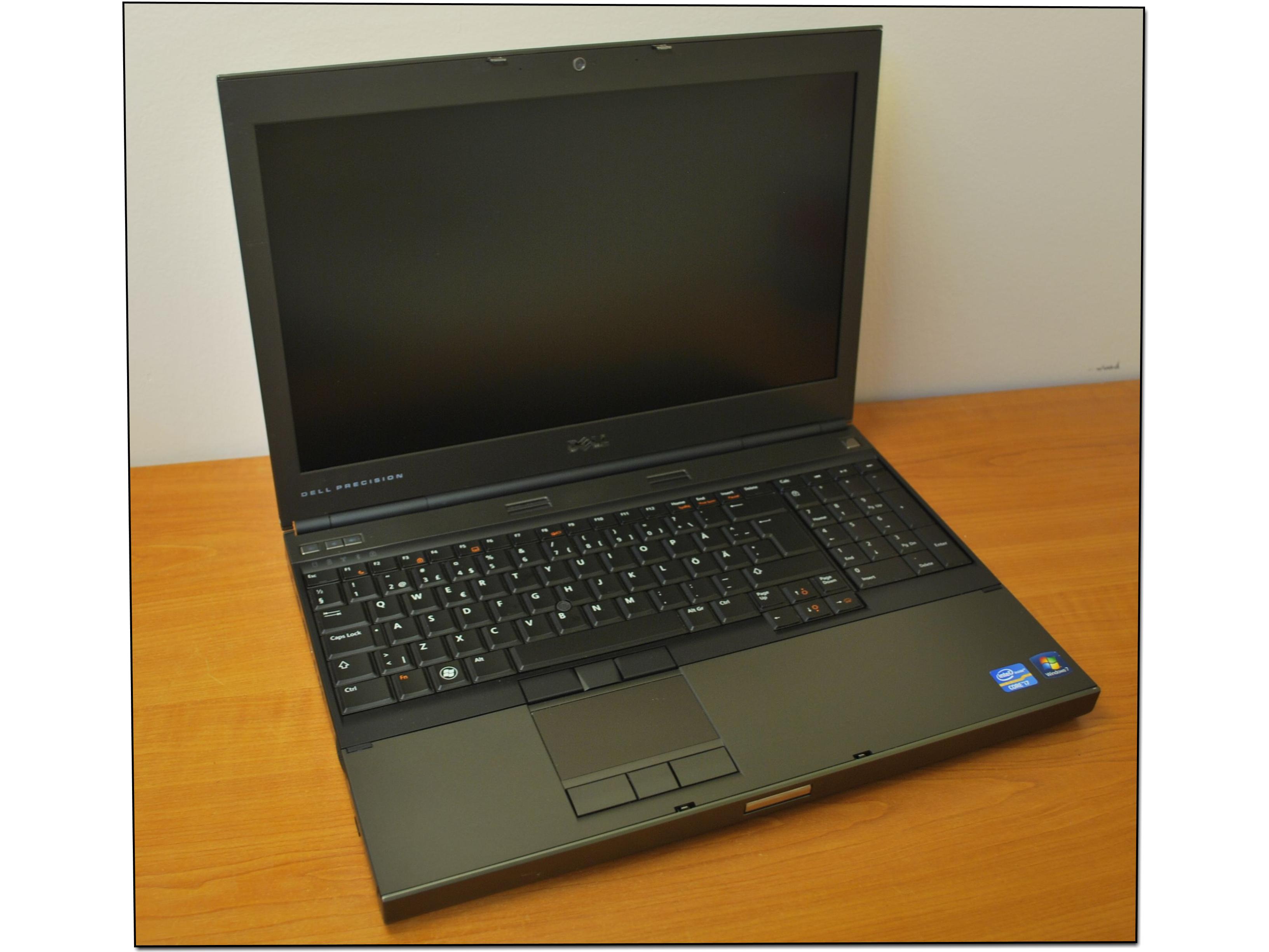 Dell Precision M4600 I7 2720QM 8x2,2GHz/8G/750GB/DRW/CAM Q1000M 15,6