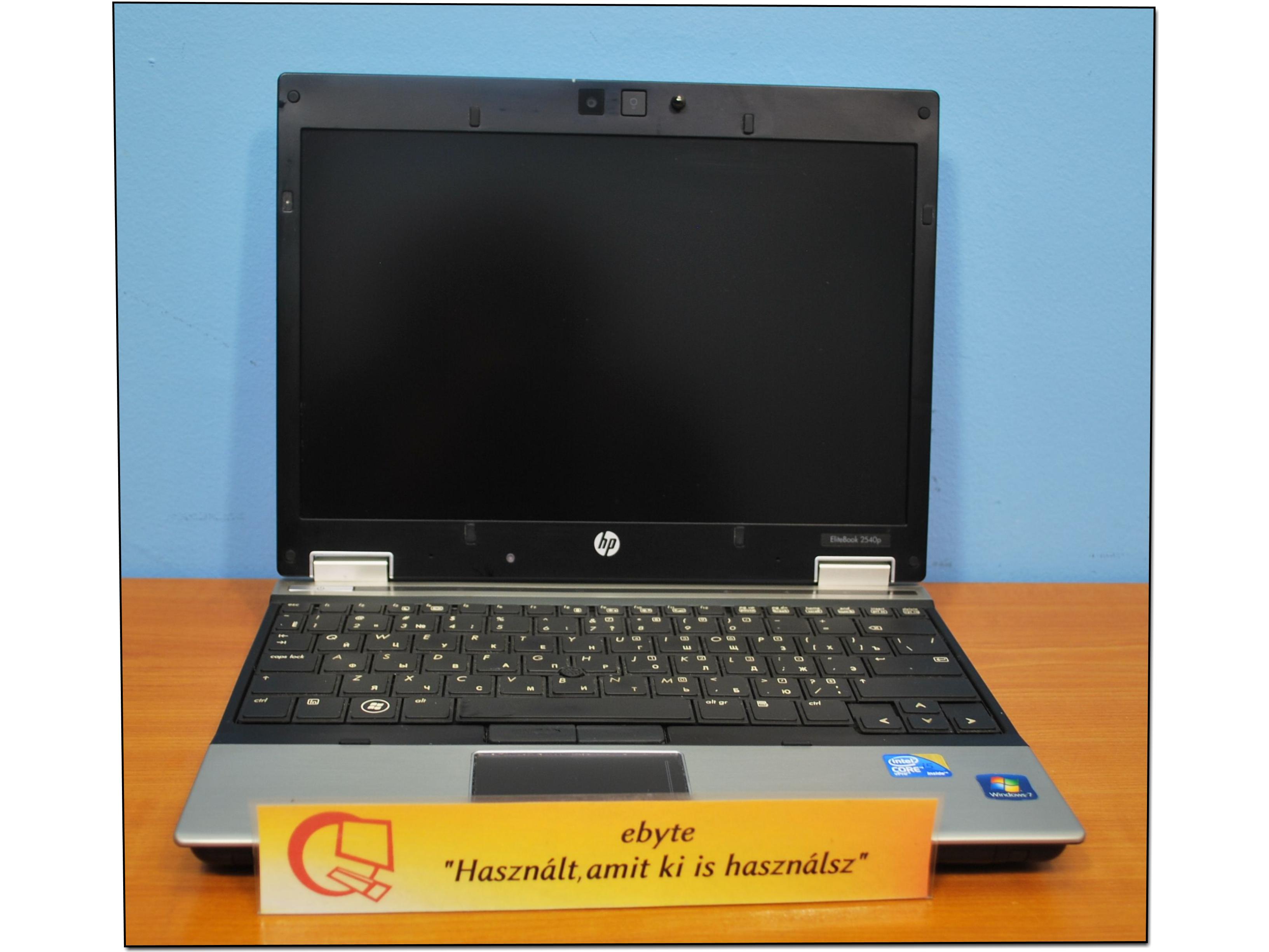 Hp EliteBook 2540p Core I5 540M 4x2,53GHz/4GB/320GB/Cam 12,1