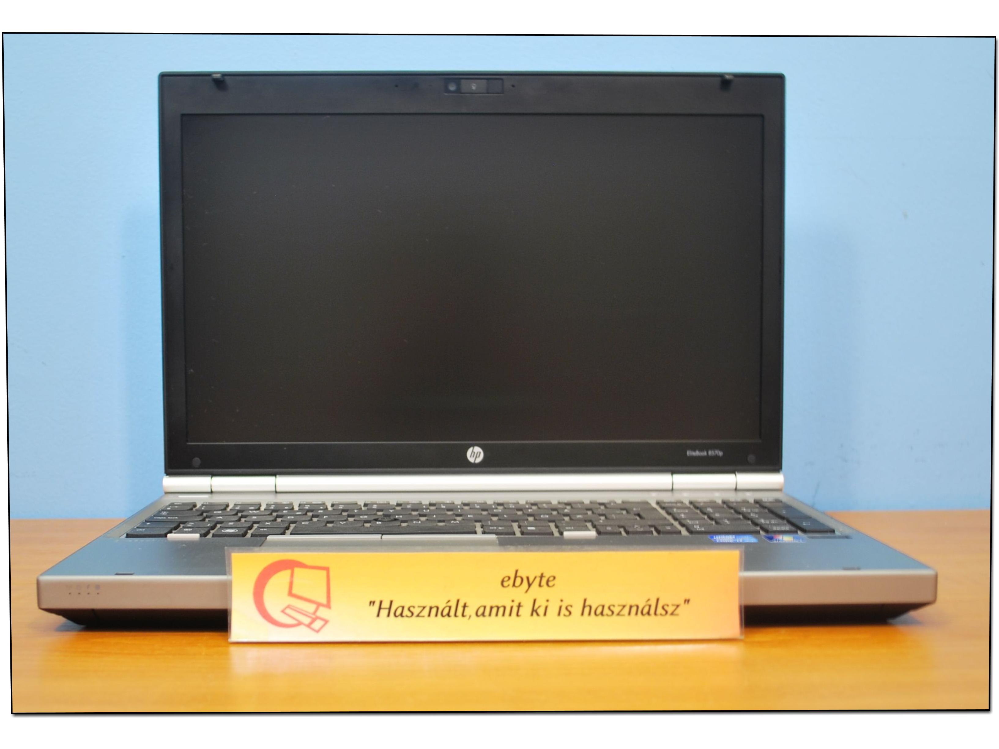 HP Elitebook 8570p Core I7 3540M 4x3000MHz/8GB/256GB SSD/DRW/CAM/ATI HD7570M 15,6