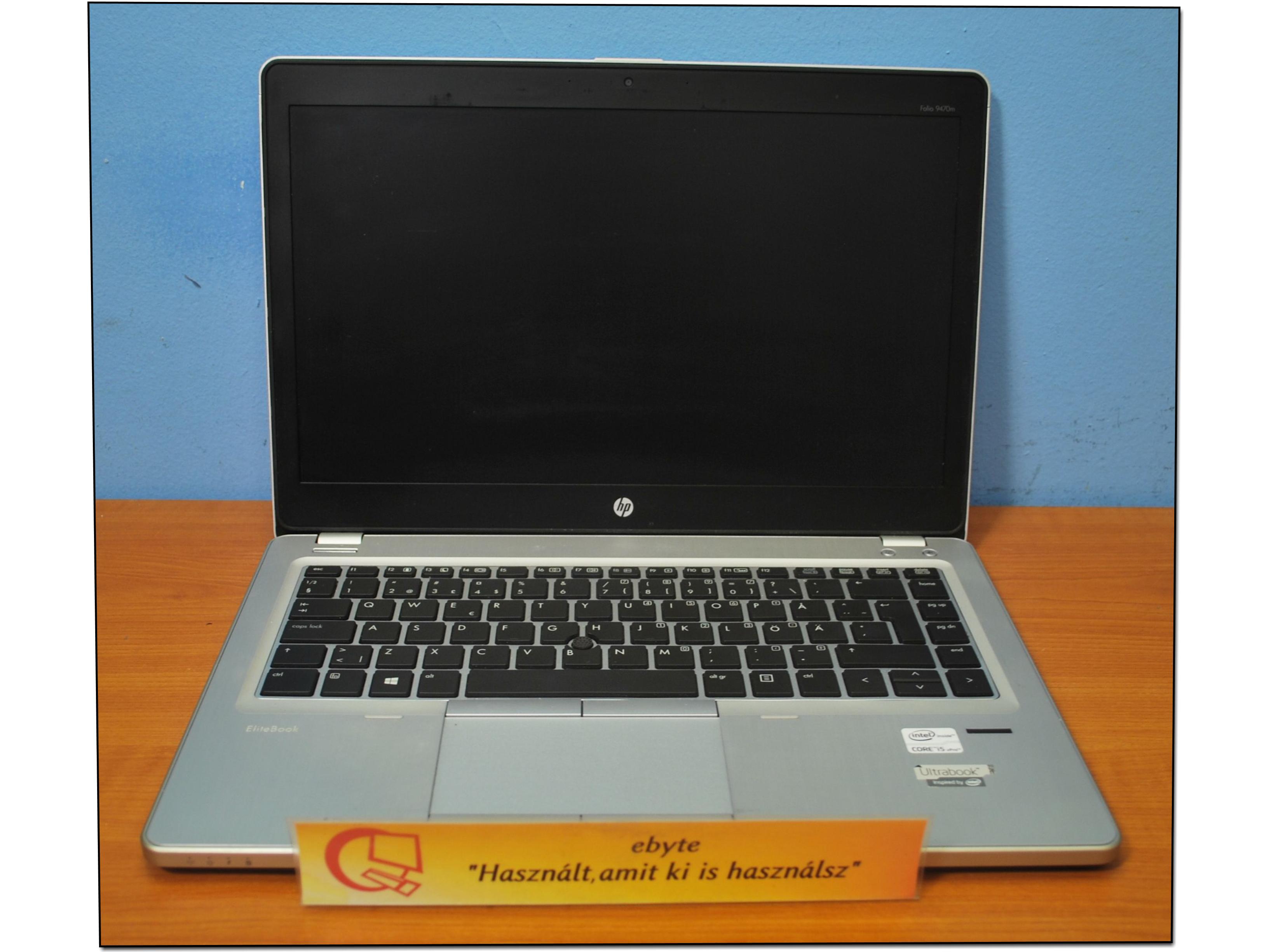 HP Folio 9470M Core I5 3437U 4x2900MHz/4G/128G SSD+ 320G HDD 14,1