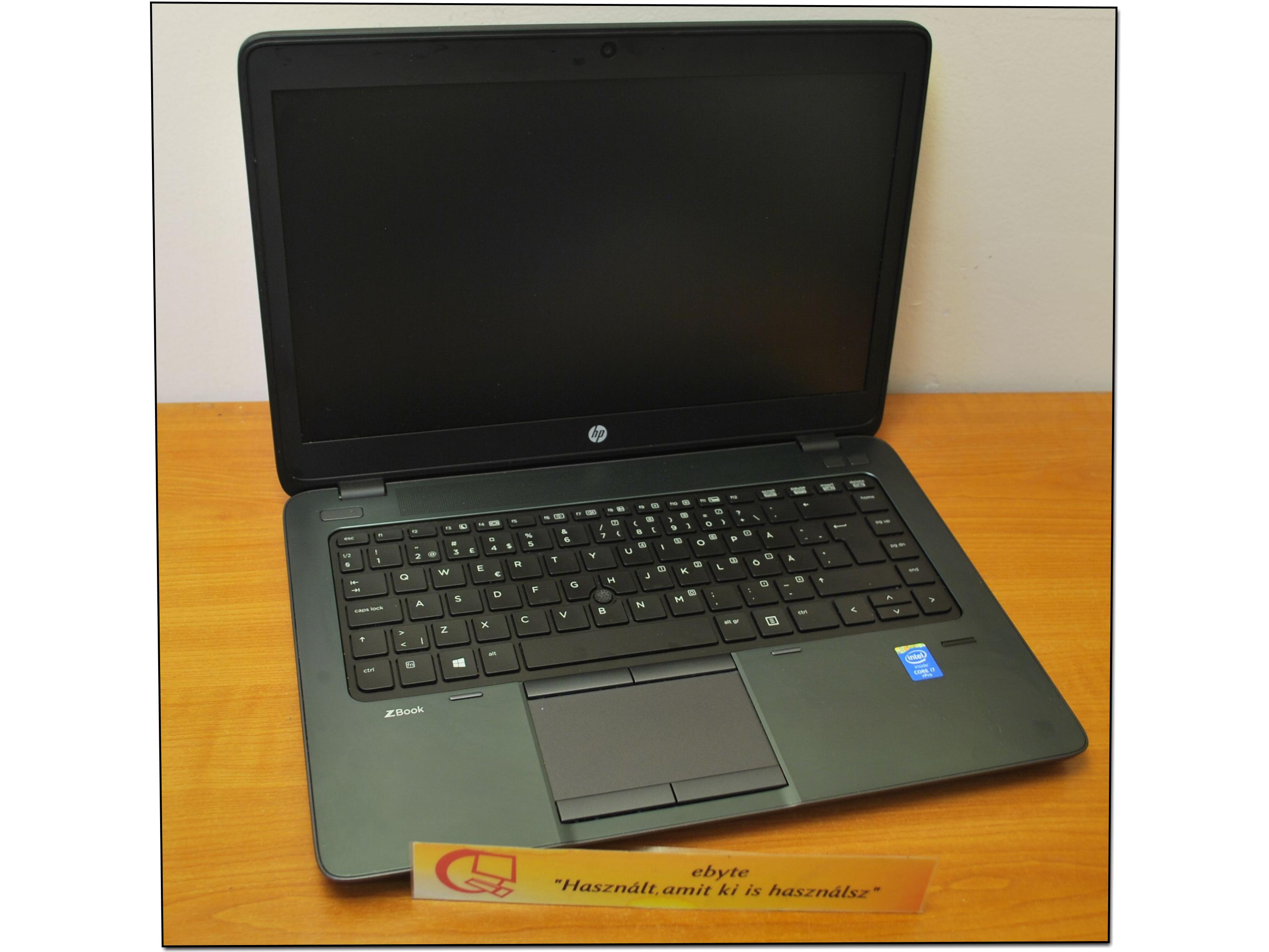 Hp ZBook 14 I7-5600U 4x2,6GHz/8GB/180G SSD/CAM AMD M4150 14,1