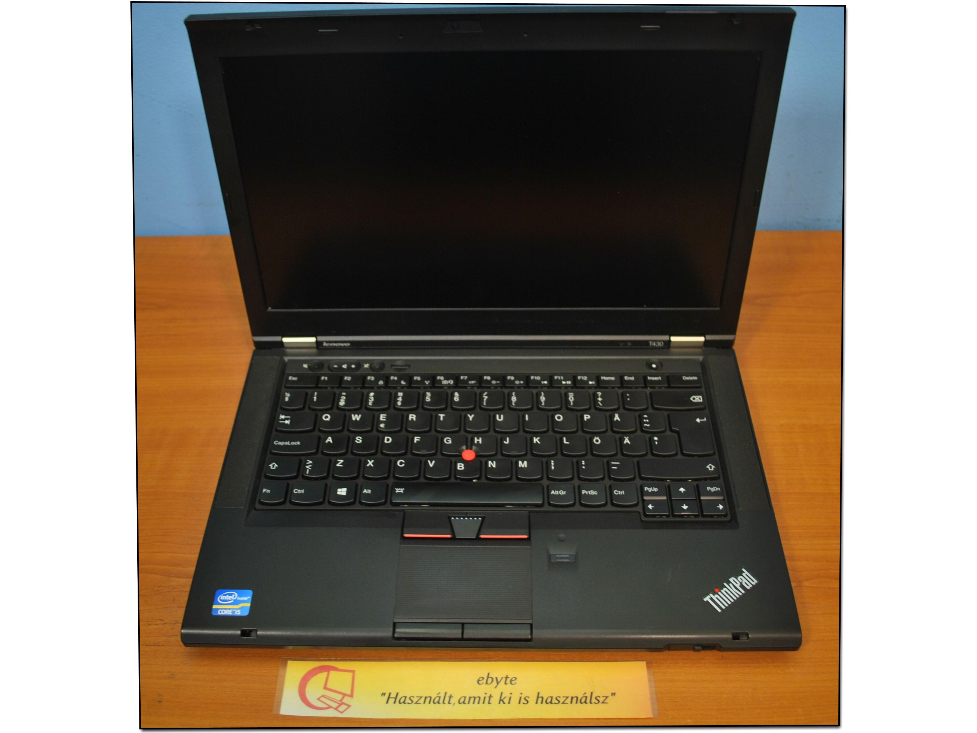 Lenovo T430s Core I7 3520M 4x2,9GHz/4GB/500GB/DRW/CAM 14