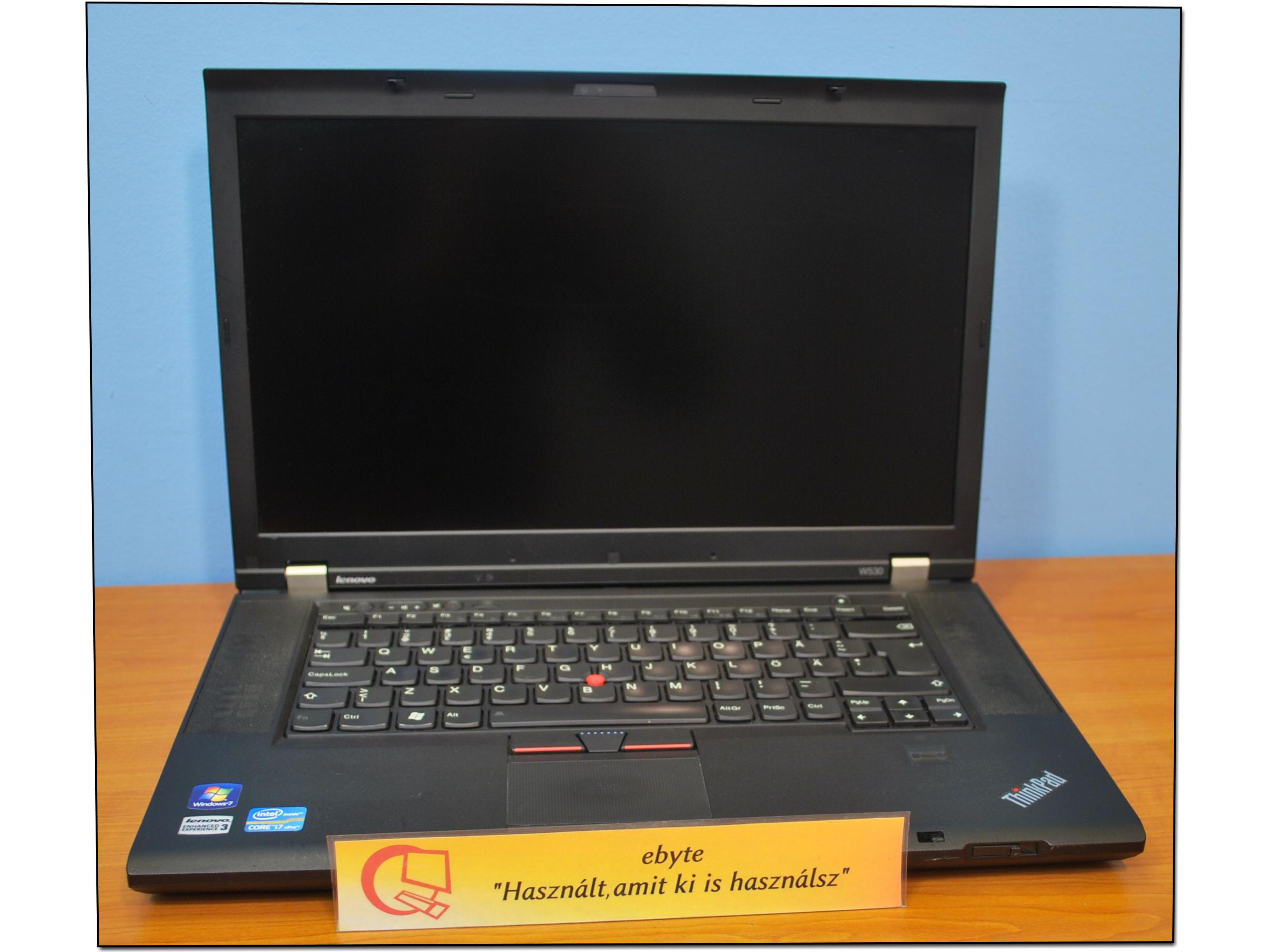 Lenovo W530 I7 3820QM 8x2700MHz/8GB/500GB/DRW/CAM/QK2000m 15,6
