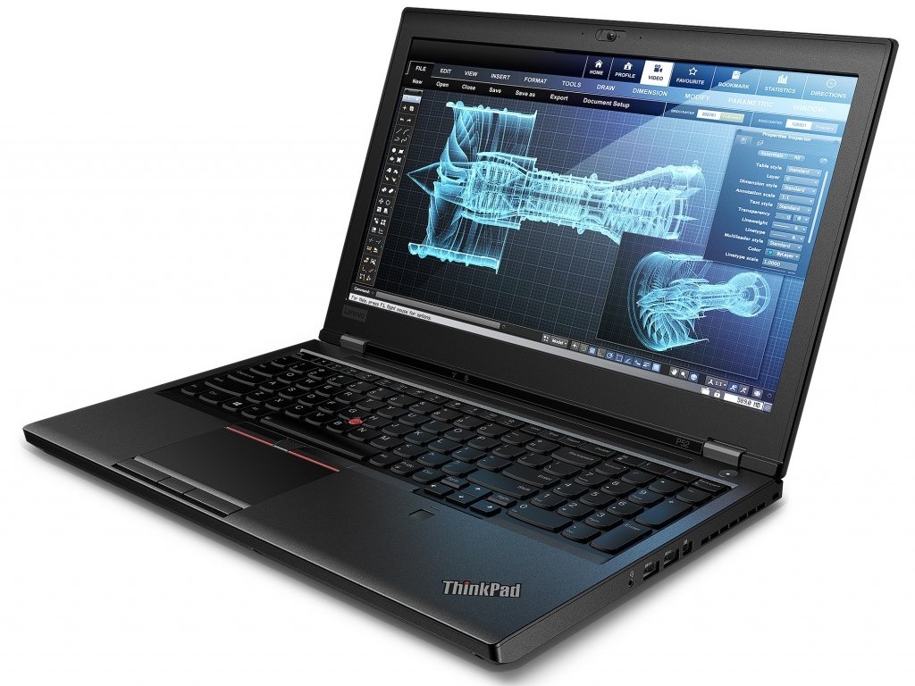 Lenovo Thinkpad P52 Core I7-8850H/16GB/512GB NVMe SSD/Quadro P1000/CAM 15,6