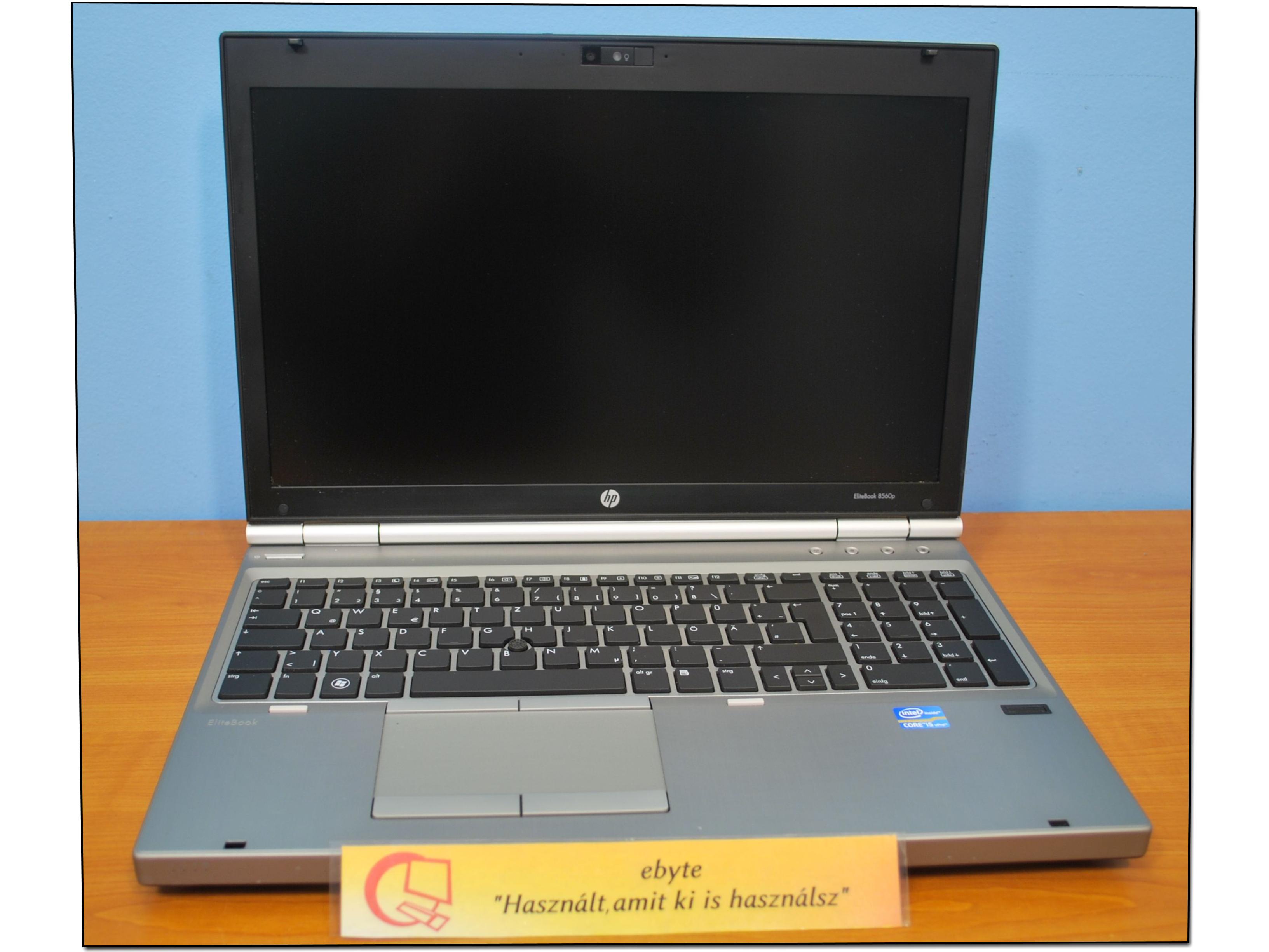 HP EliteBook 8560p I7 2620 4x2700MHz/4GB/320GB/DRW/ATI HD6470M/CAM 15,6