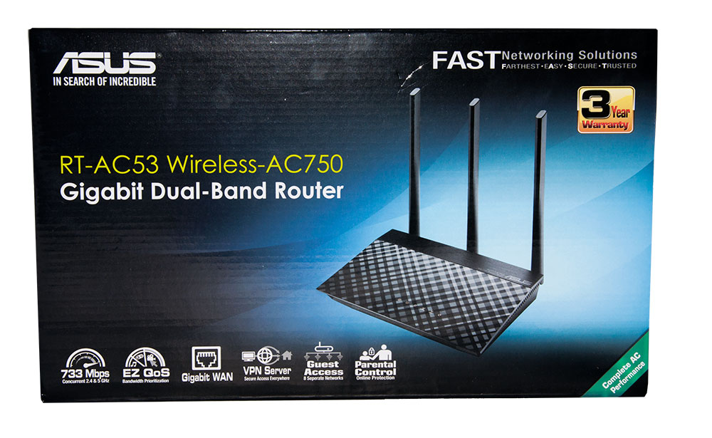 Asus RT-AC53 AC750 Gigabit lan Wifi router ÚJ