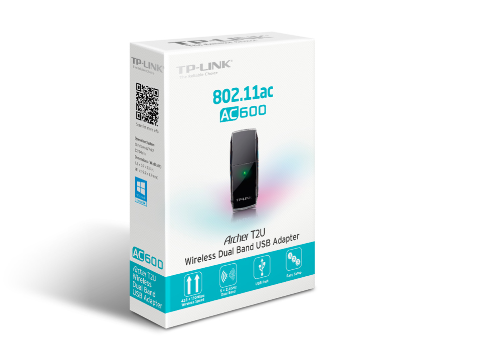 TP-Link USB WLAN AC600 Archer T2U USB Wifi vevő ÚJ