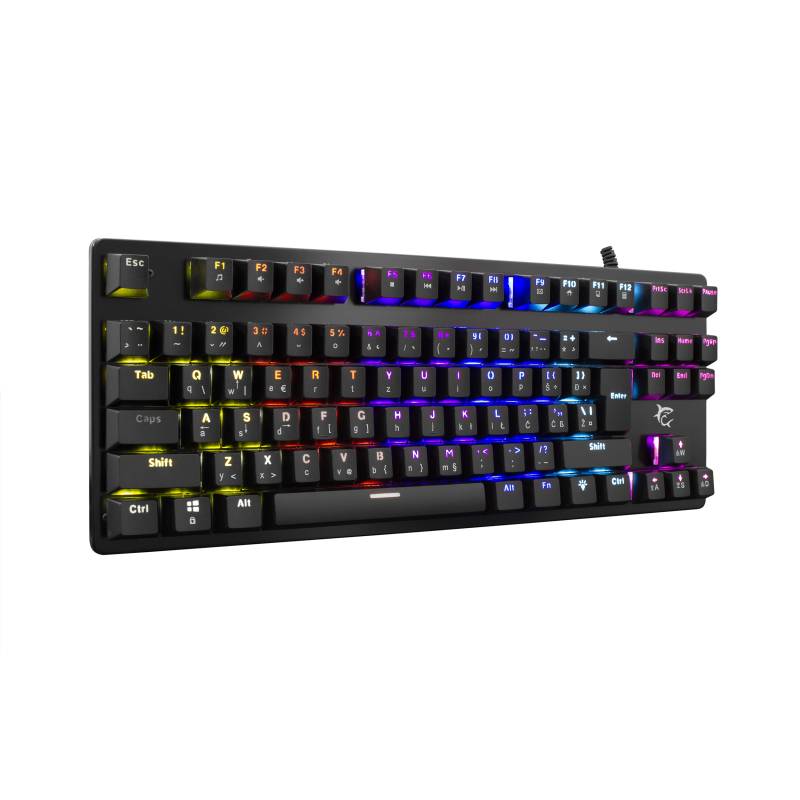 White Shark GK-1925hu Spartan Magyar Mechanikus (Blue Switch) Gamer Billentyűzet