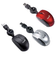 Genius Micro Traveler fekete USB optikai egér ÚJ