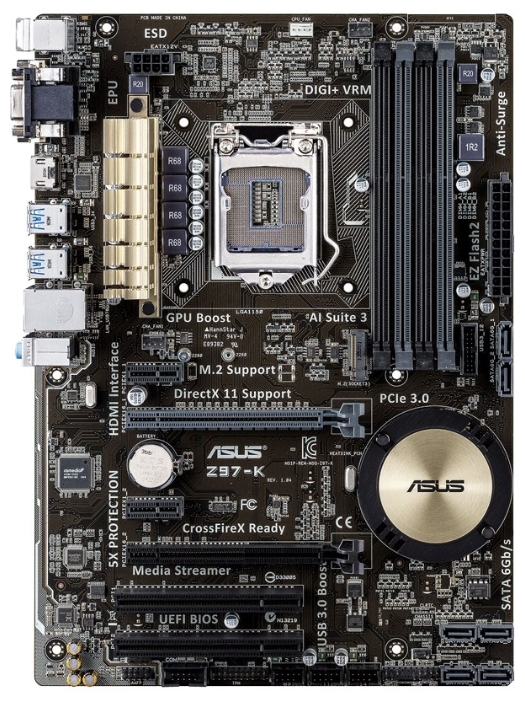 ASUS Z97-K  s1150 alaplap