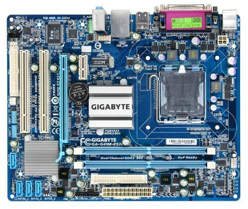 Gigabyte G41M-ES2L S775 alaplap + Intel E5400 Processzor