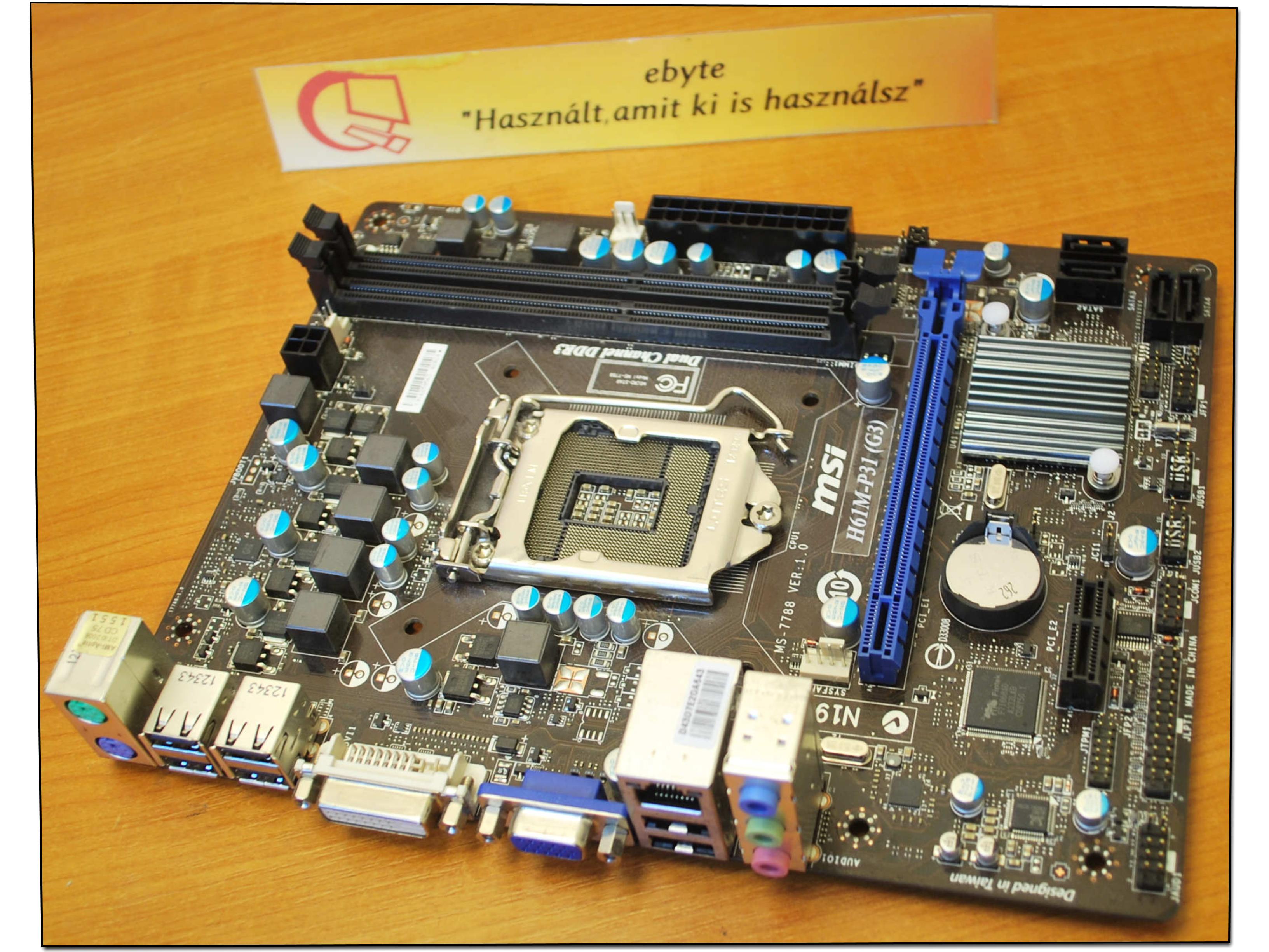 MSI H61M-P31 s1155 alaplap