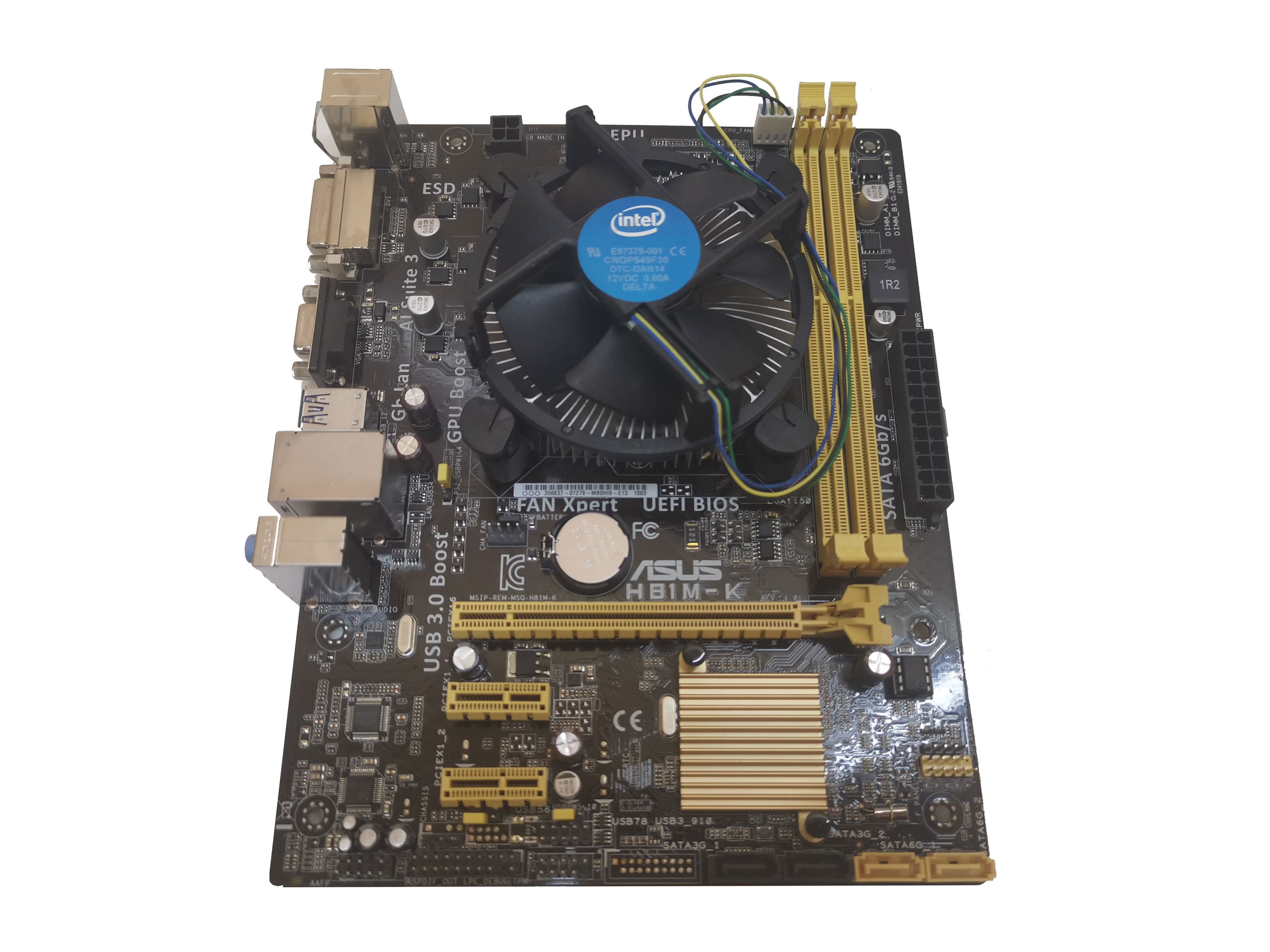 Asus H81M-K alaplap & Core I5 4460 4x3200MHz+ hűtő