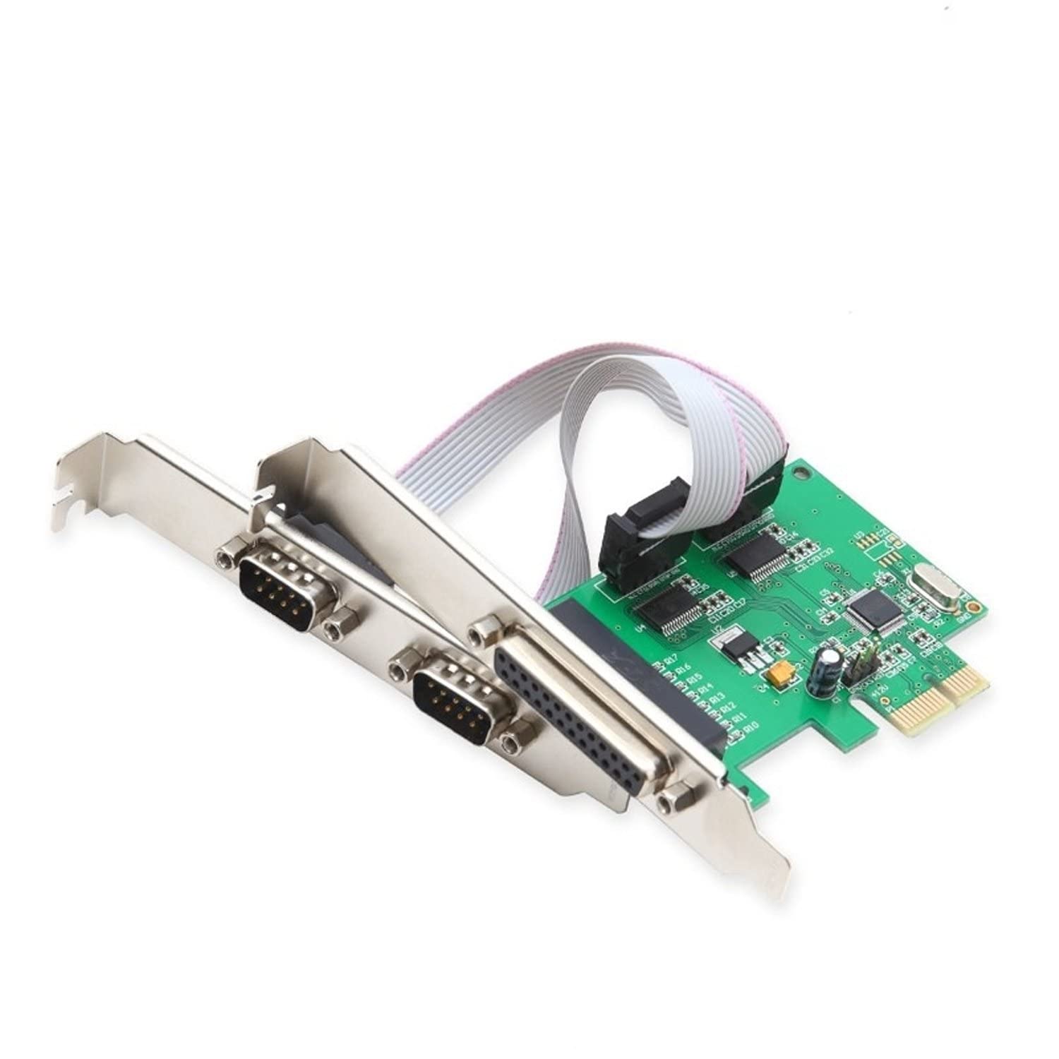 PCI-e / LPT+COM port bővítőkártya (vegyes márka)