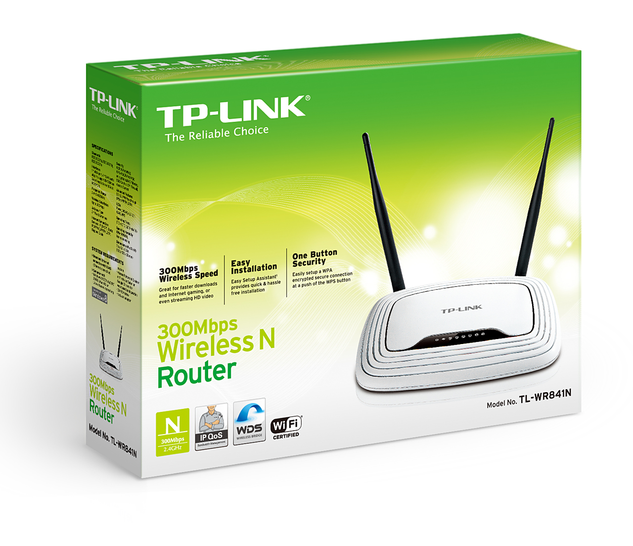 TP-Link WR840N 2 ant. 300Mbps Wifi router ÚJ